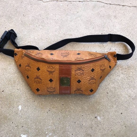 MCM Handbags - MCM Vintage Patricia Cognac Fanny Pack